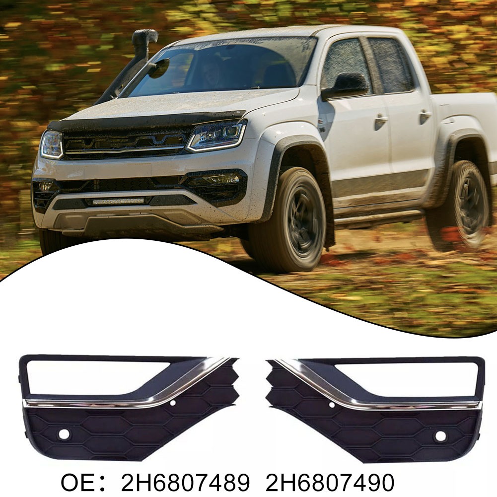 High Resistance Material Front Fog Lights Covers for Amarok Model Year 2019 - Picture 1 of 12