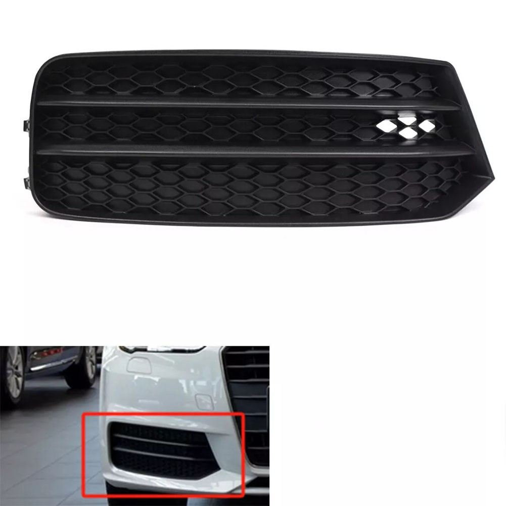 Fog Light Grille A1 Fog Lights Black Color Carbon Fiber OE Number 8XA807682B - Picture 7 of 9