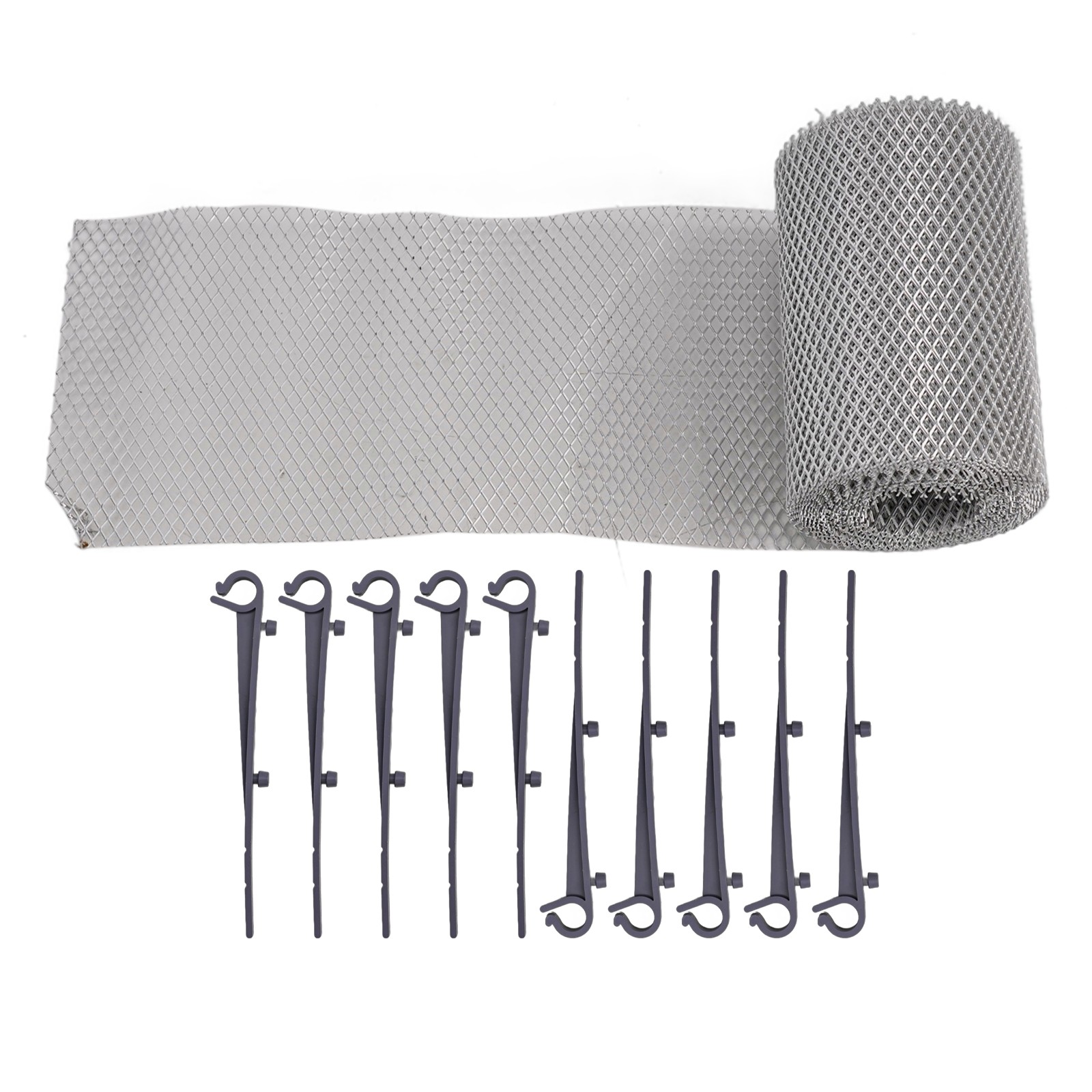 Couvre-goutti��re ventes exceptionnelles en aluminium maille protection goutti��re en aluminium applica