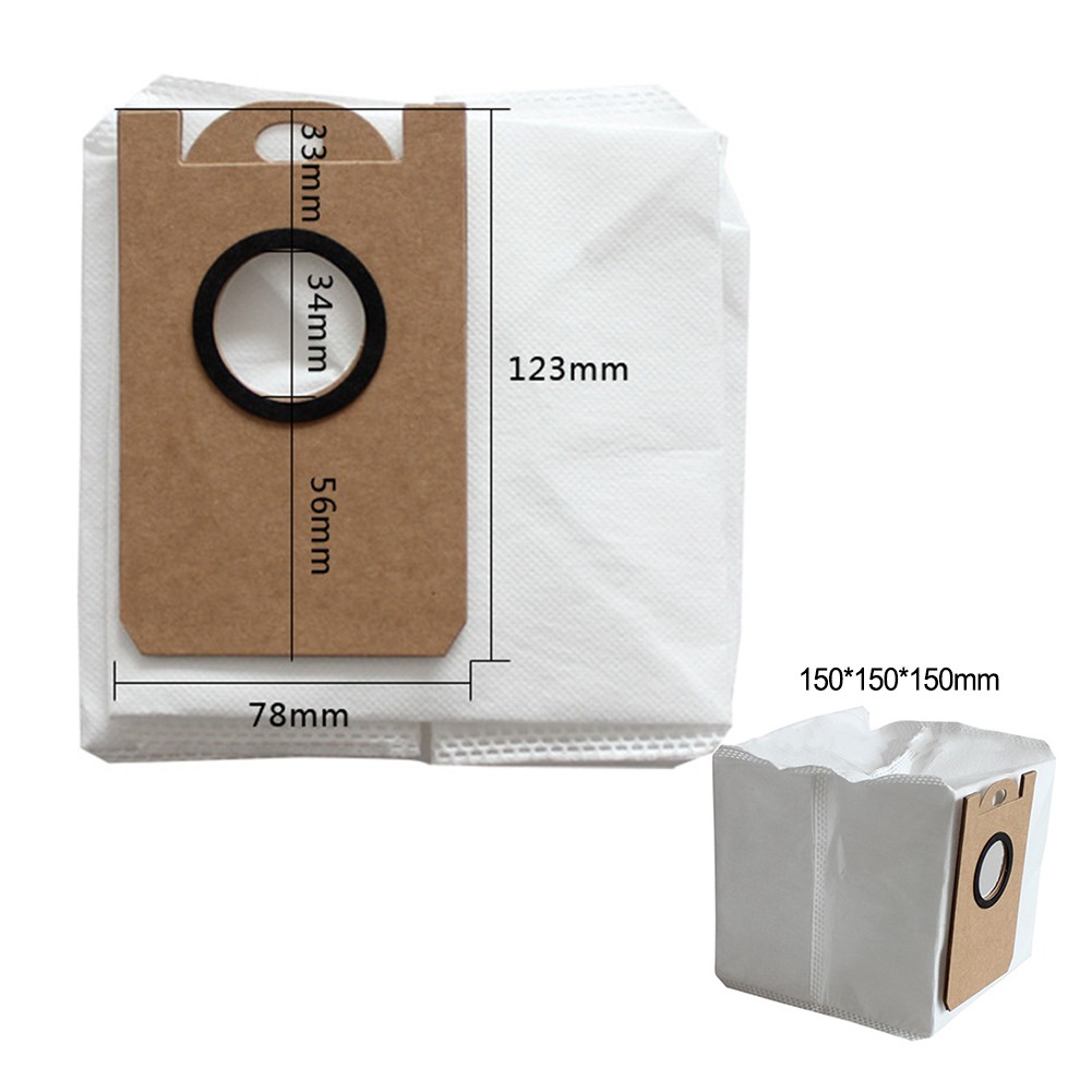 For AIRROBO T10 Puls Vacuum Bags Replacement Dust Bags Hygienic Floors