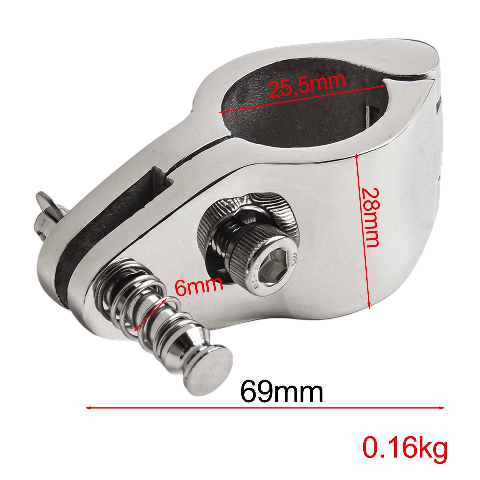 Yacht Awnings with Lock Pin Premium 316 Stainless Steel Bimini Top Hardware Set - Picture 15 of 32