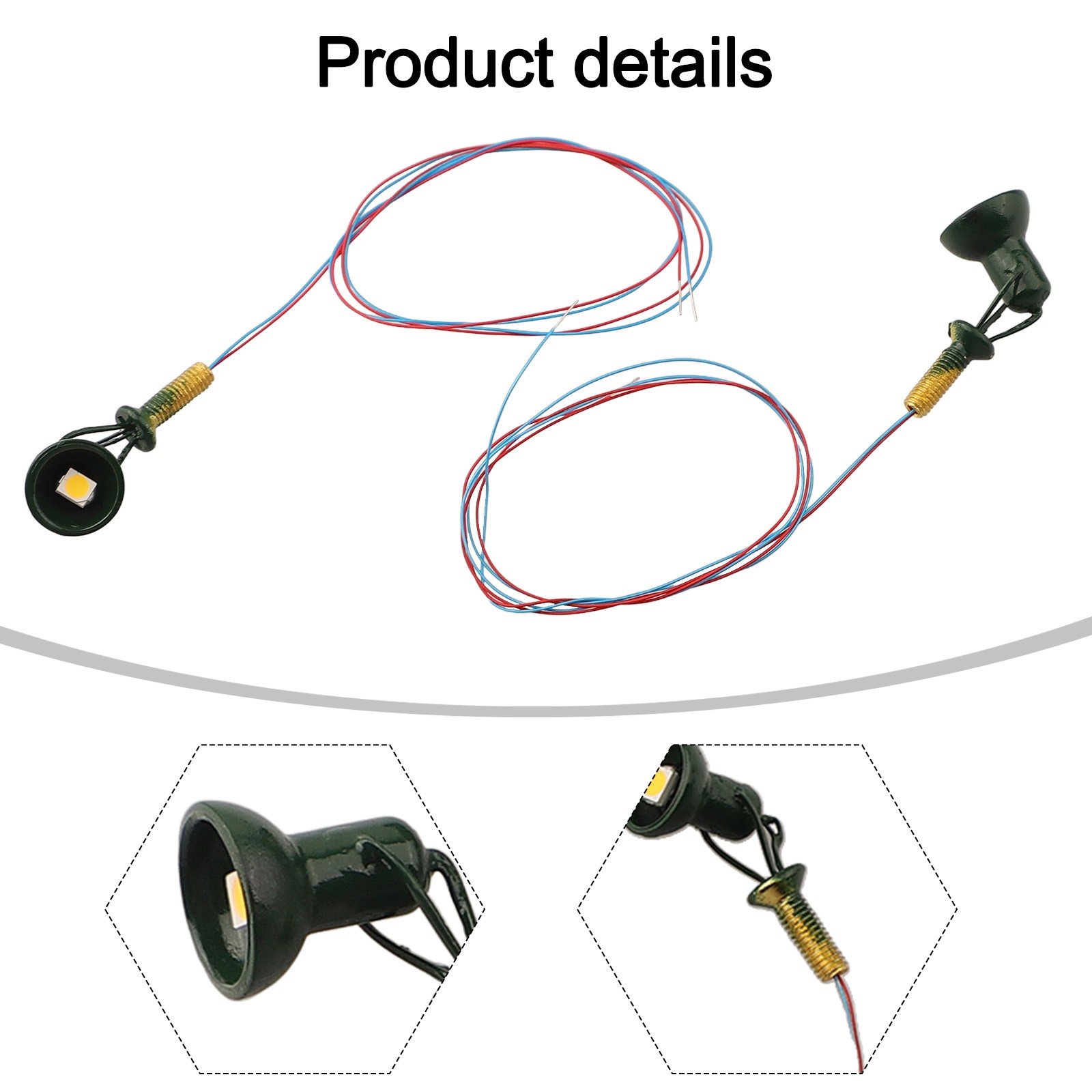 Messing LED Flood Licht for Gebäude Fassaden 5 Teile Set Mit Warm Weiß Leds - Bild 33 von 38