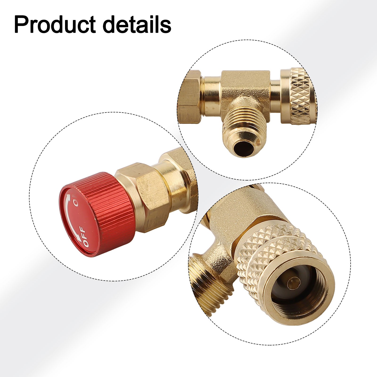 Conector de latón confiable para sistemas de aire acondicionado evitar la congelación de criogénicos - Imagen 25 de 29
