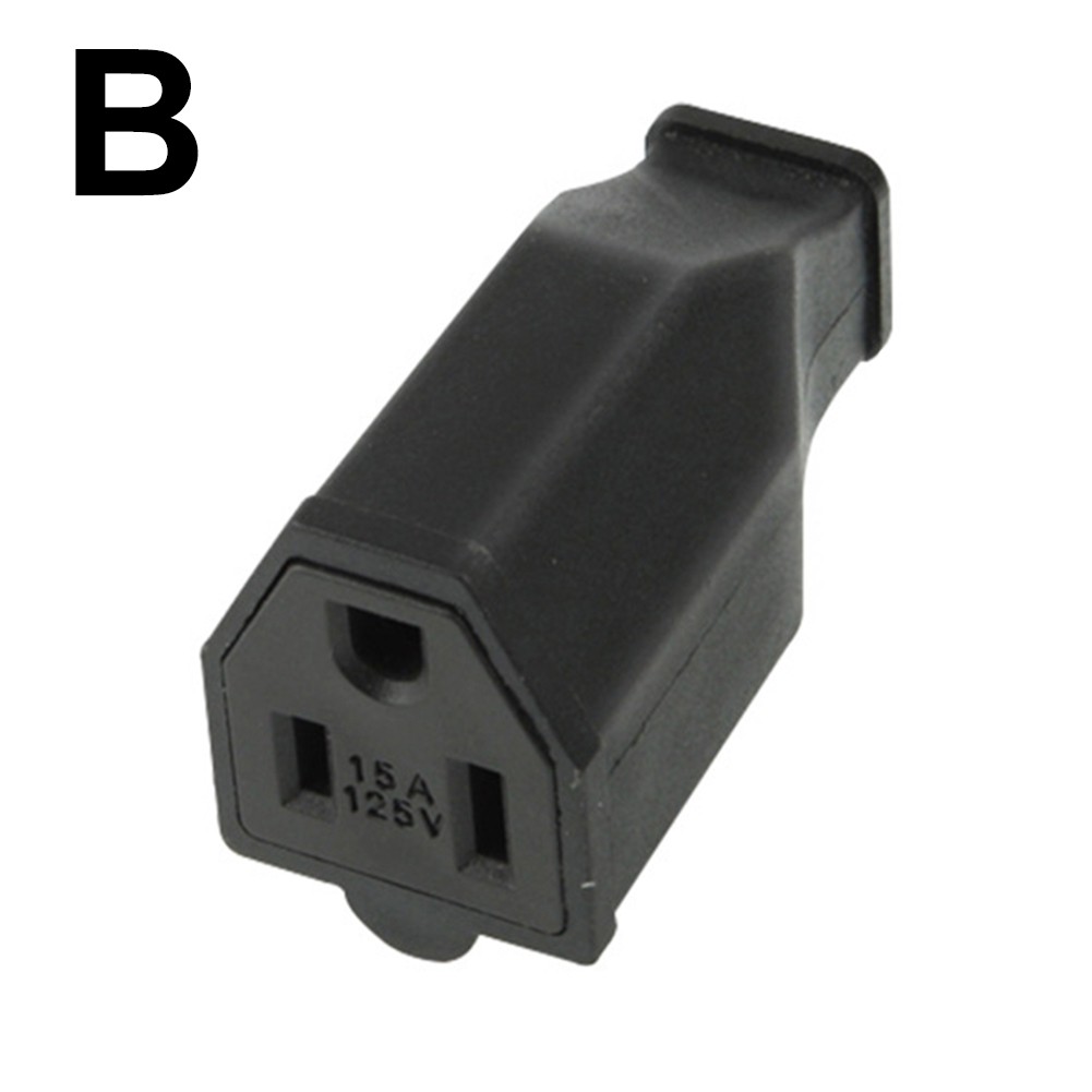 Conector de enchufe de alimentación eléctrica ABS de montaje seguro y conveniente - Imagen 5 de 5