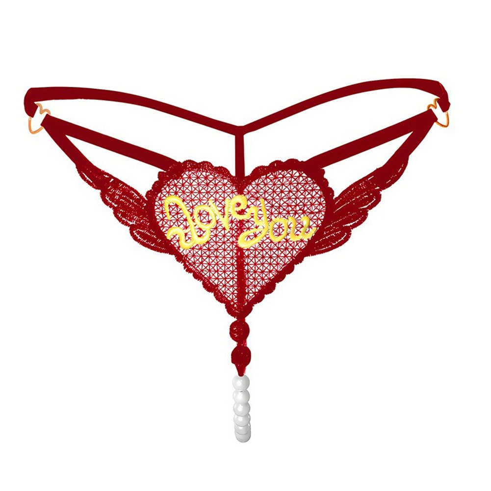 Pink Pearl Massage Seductive Underwear Crotchless Lingerie with Lace for Women - Picture 27 of 28