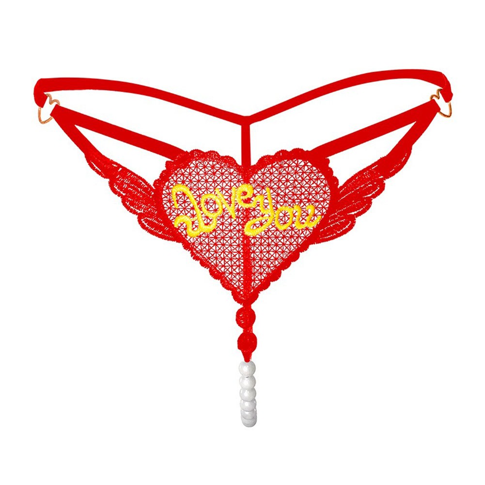 Pink Pearl Massage Seductive Underwear Crotchless Lingerie with Lace for Women - Picture 25 of 28