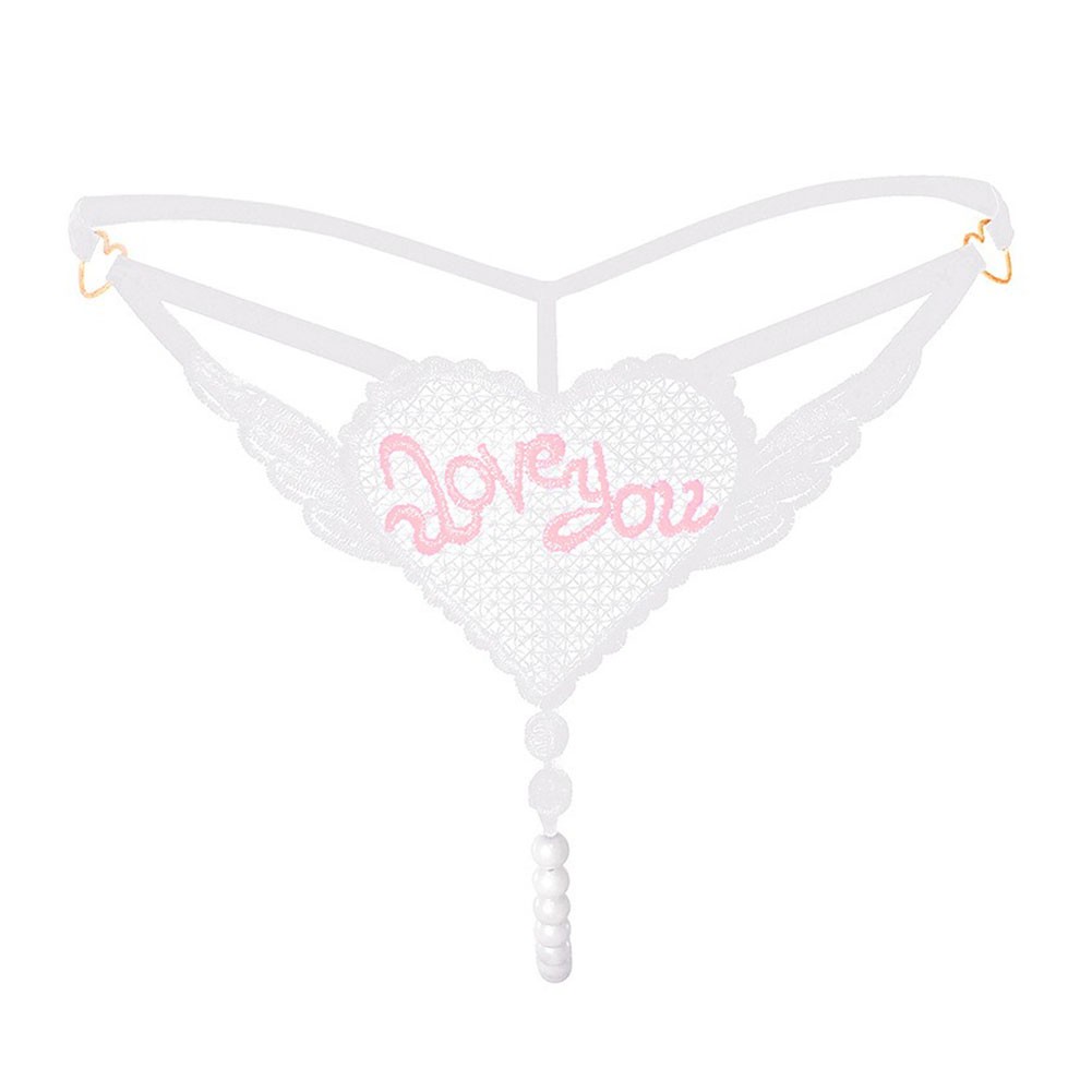 Pink Pearl Massage Seductive Underwear Crotchless Lingerie with Lace for Women - Picture 21 of 28