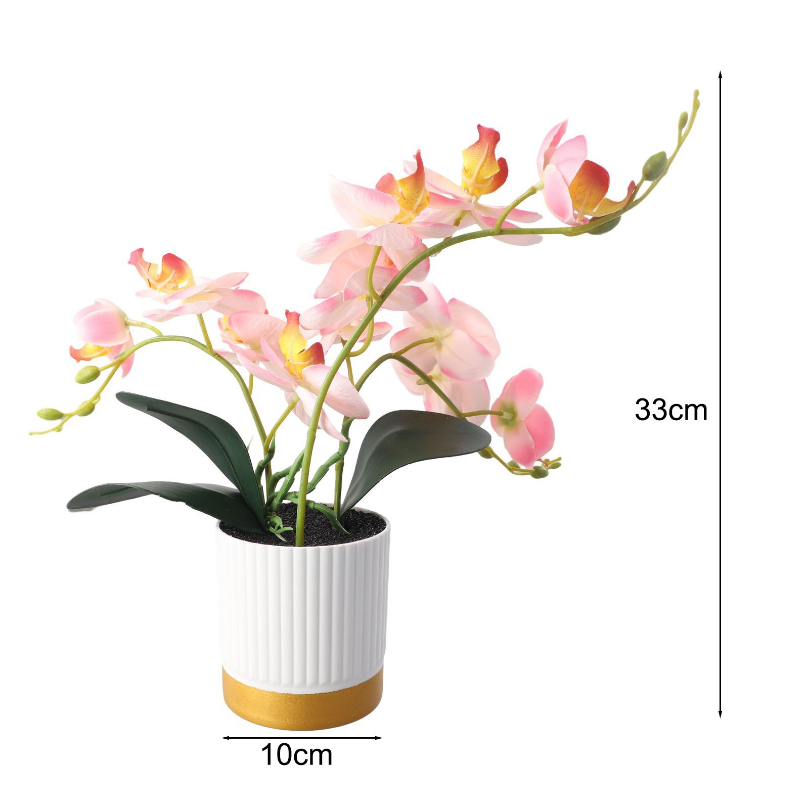Realistic Phalaenopsis Bonsai Decoration Long lasting Artificial Orchid Flower - Picture 43 of 69