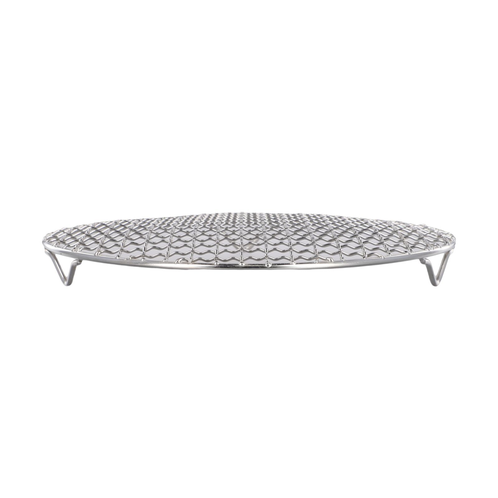 27cm Grillrost Rund Edelstahlnetzmatte Holzkohle Elektro Gas BBQ im Freien - Bild 47 von 47