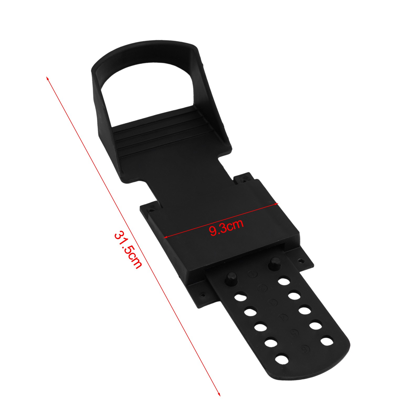 Pièces De Pédales De Rameur / Accessoires Fitness - Lot Neuf - Dimensions 35x10 Cm - Noir