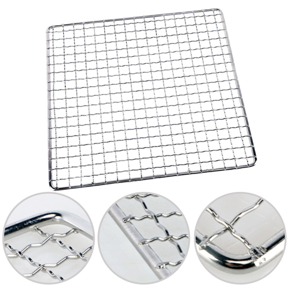 Plateau de cuisson en soldes maille d'acier inoxydable pour aliments parfaitement grill