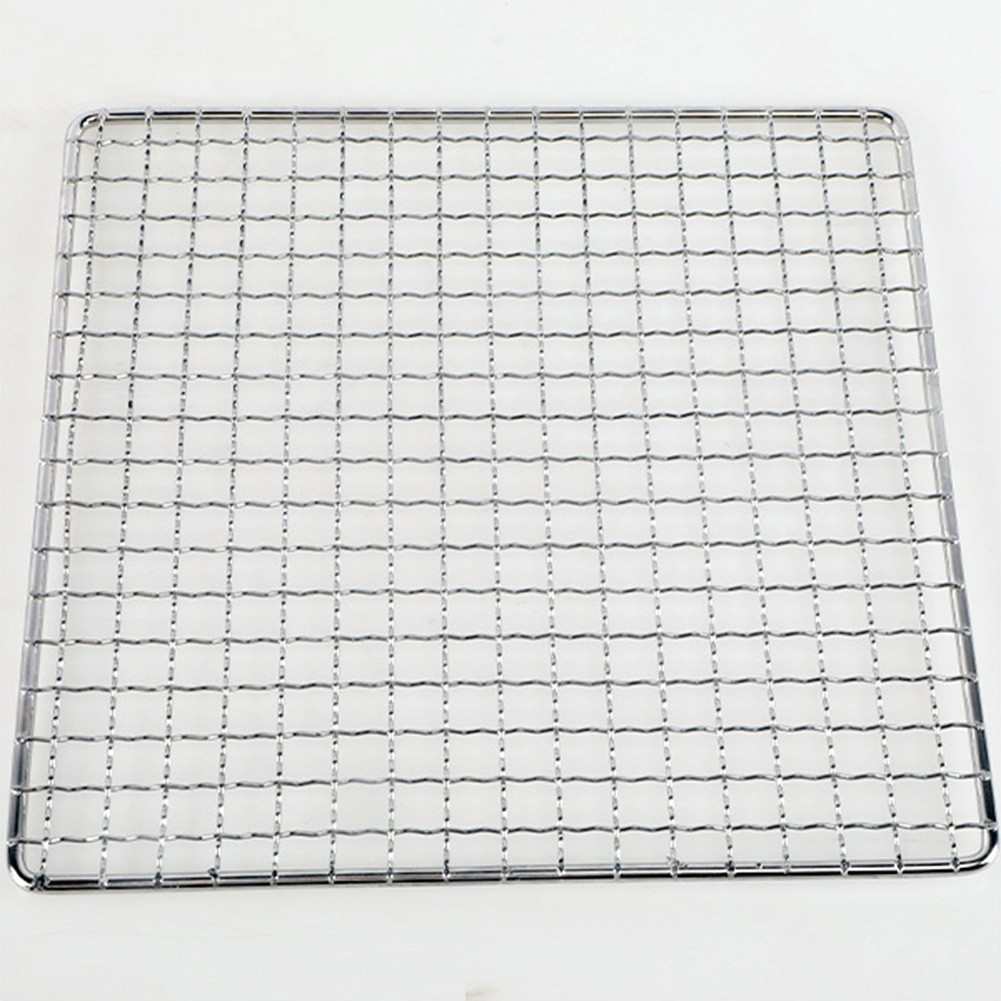 Plateau de cuisson en maille d'acier inoxydable pour soldes aliments parfaitement grill
