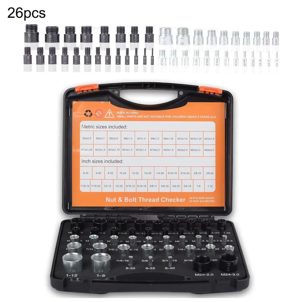 Bolt Thread Gauge DIY Tool Organized Storage Quick Finder Save Time And Money