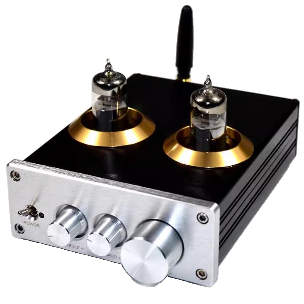 Audiophile Grade 6J5 Vacuum Tube Preamp with Enhanced Connectivity Options