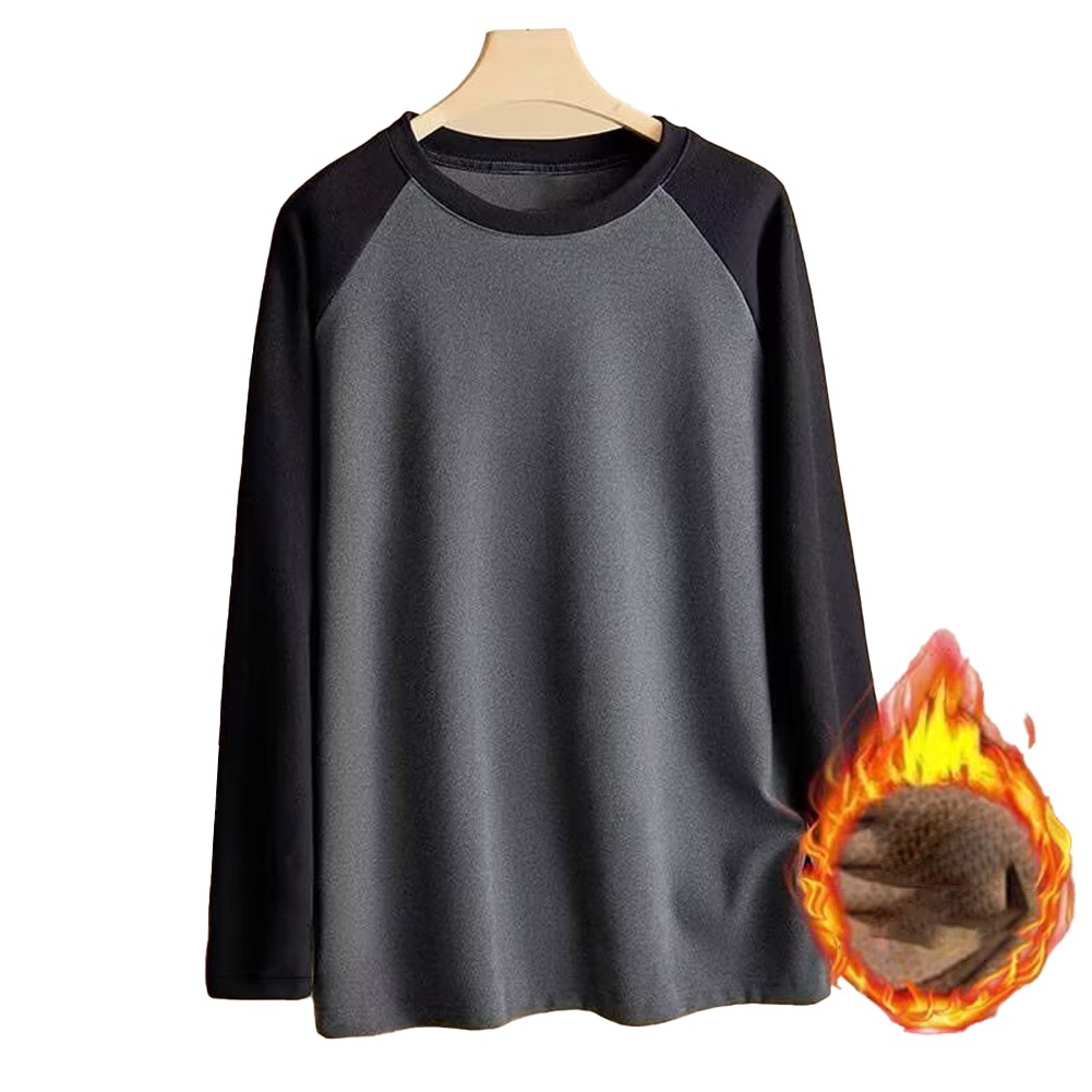 Diverse Colors Available in Mens Long Sleeve T Shirt Round Neck Design - Picture 10 of 16
