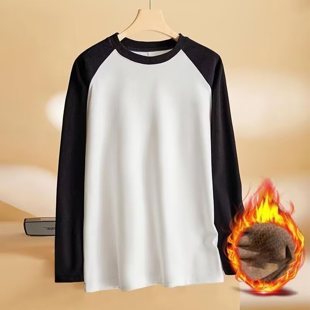 Diverse Colors Available in Mens Long Sleeve T Shirt Round Neck Design - Picture 7 of 16