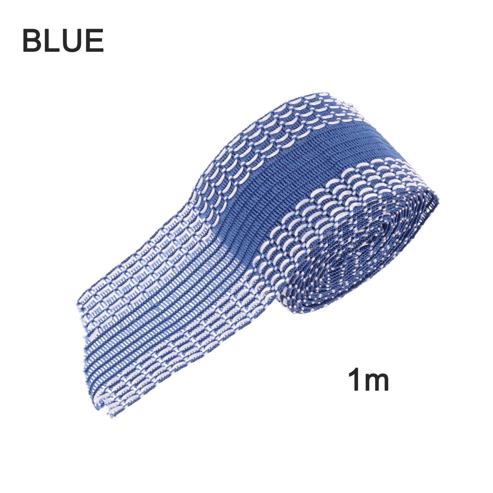 Hosenbündchen Hosenaufkleber Nähen 1m*2,5cm schwarz/grau/weiß/beige/blau - Bild 28 von 34