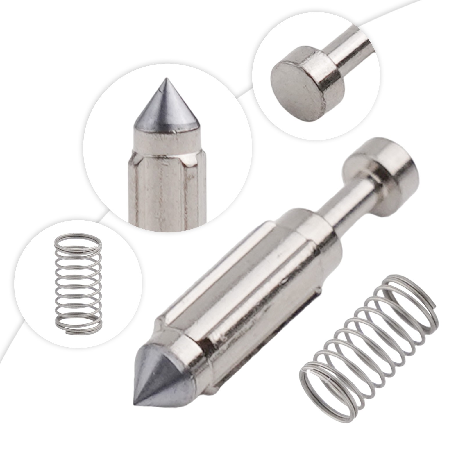 Spring Float Needle Lawn Mower Parts Carburettor Float Pin Valve