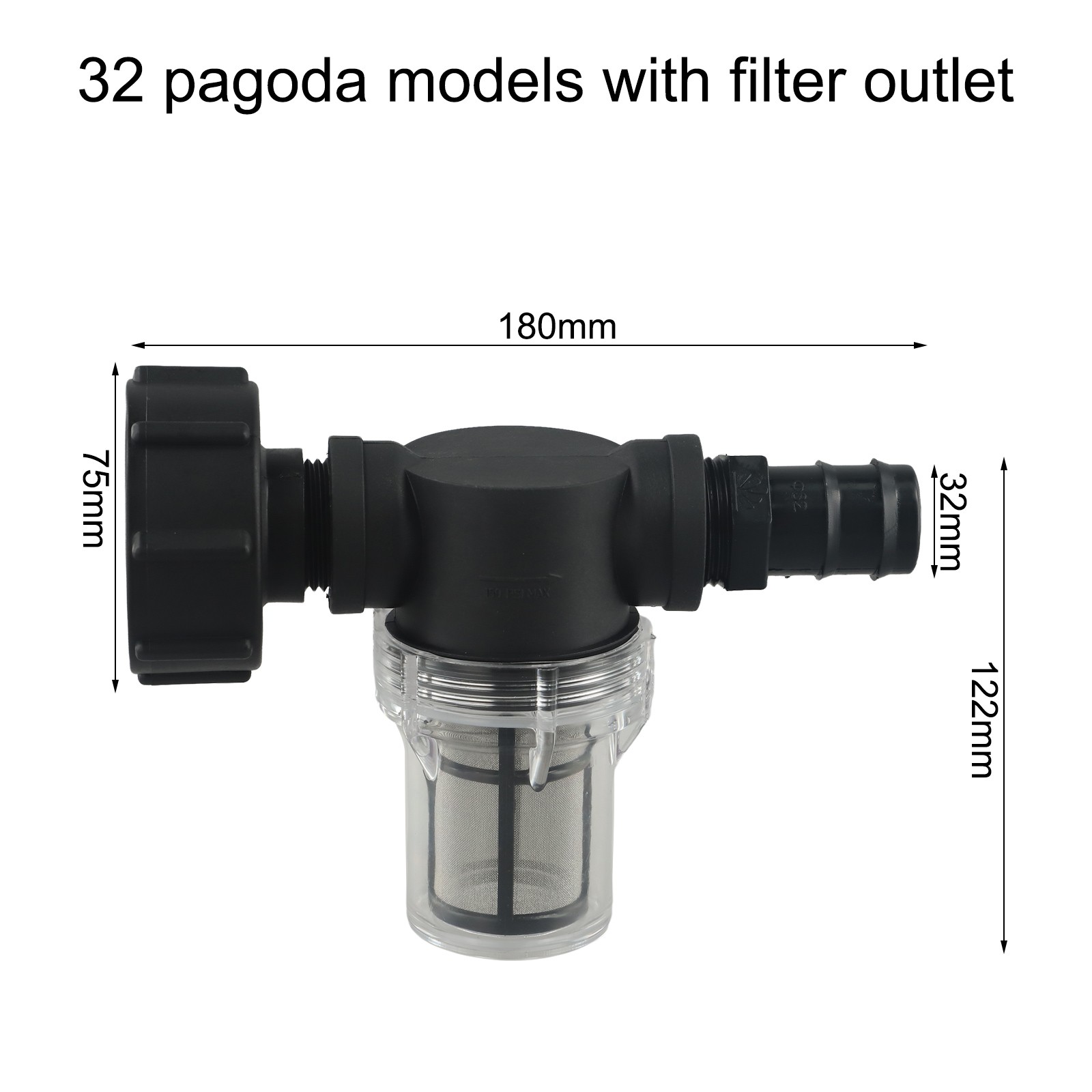 Stainless Steel Strainer Filter Connector for IBC Rainwater Harvesting System