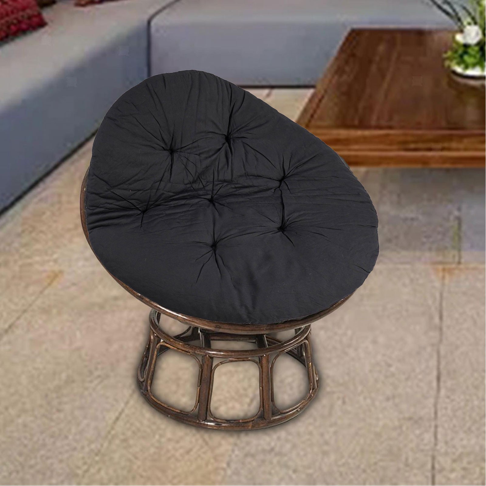 Coussin parfaitement ajusté chaises en papaye et vendu paniers suspendus imperméable