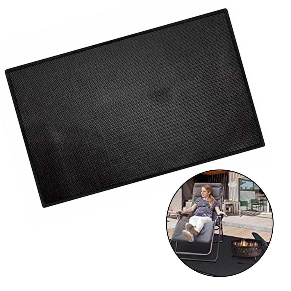 SEILETOO Untergrillmatte 48x30 Zoll – Feuerfest, Wasserdicht, öldicht, Für Terrassen, Decks & Rasen