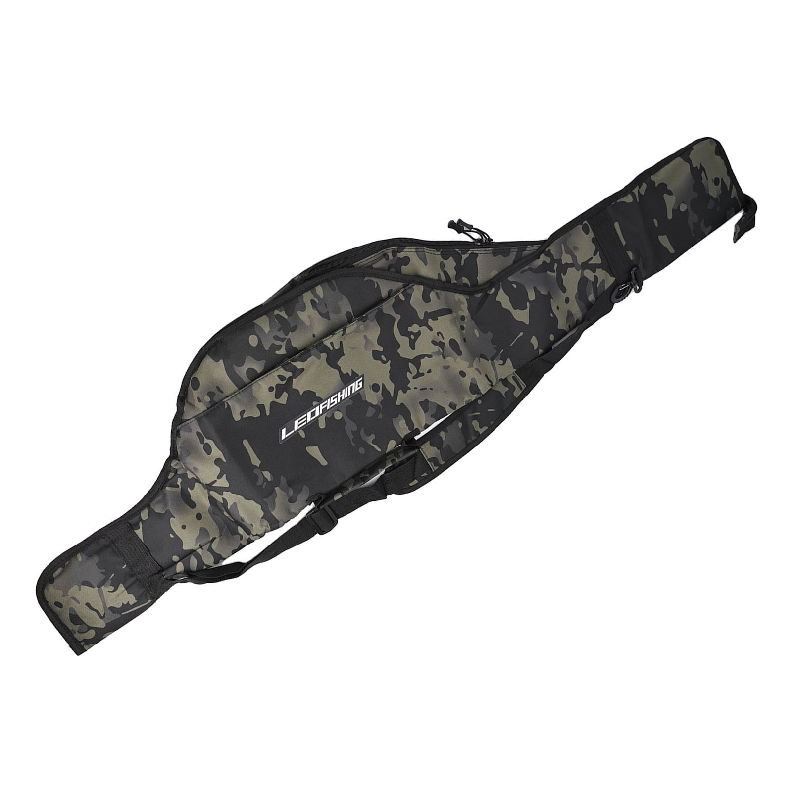 Sac de pêche bandoulière réglable équipement de perche pliable neuf pratique - Photo 13/37