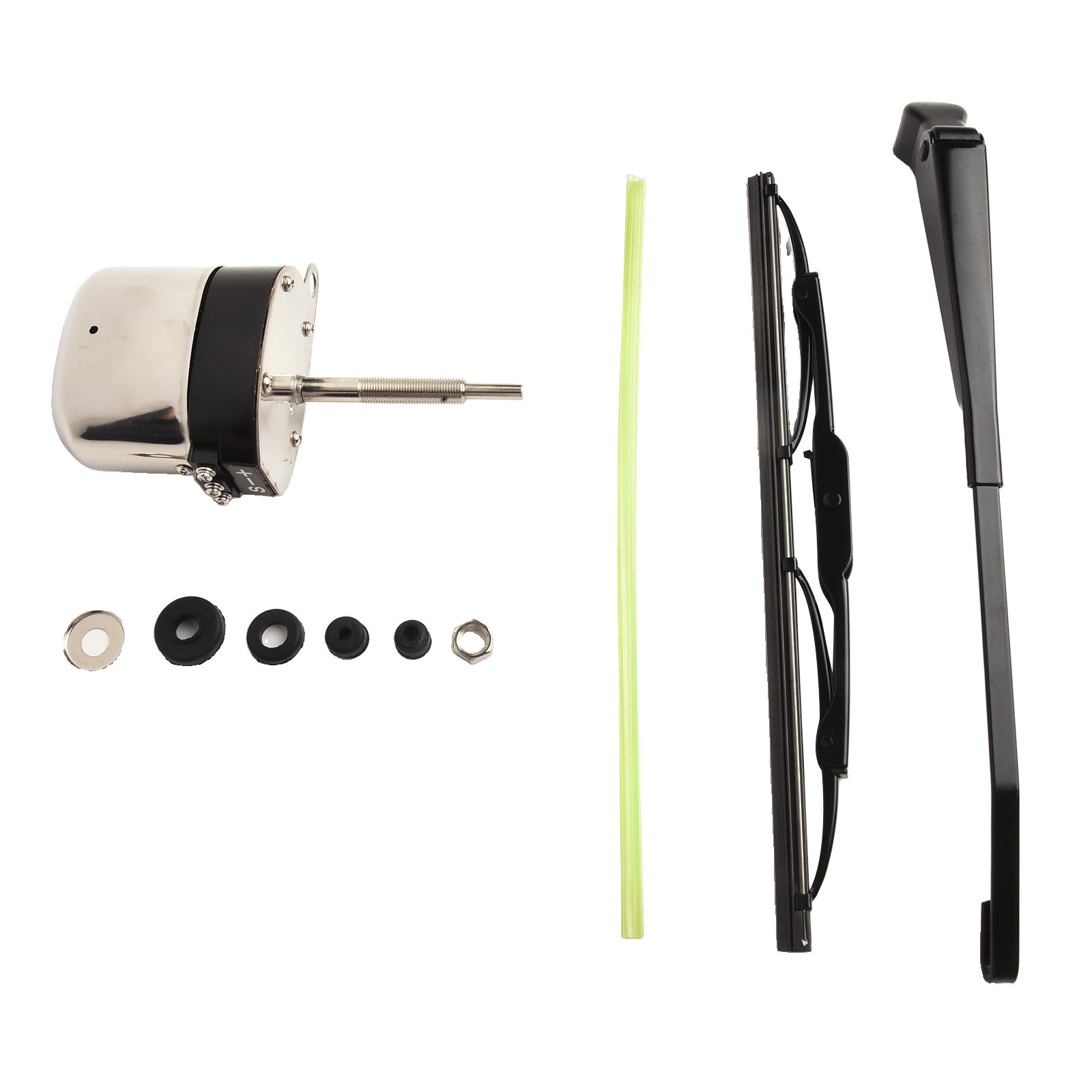 Adjustable Wiper Motor Kit for Jeep 12V Stainless Steel Smooth Functionality - Picture 1 of 12