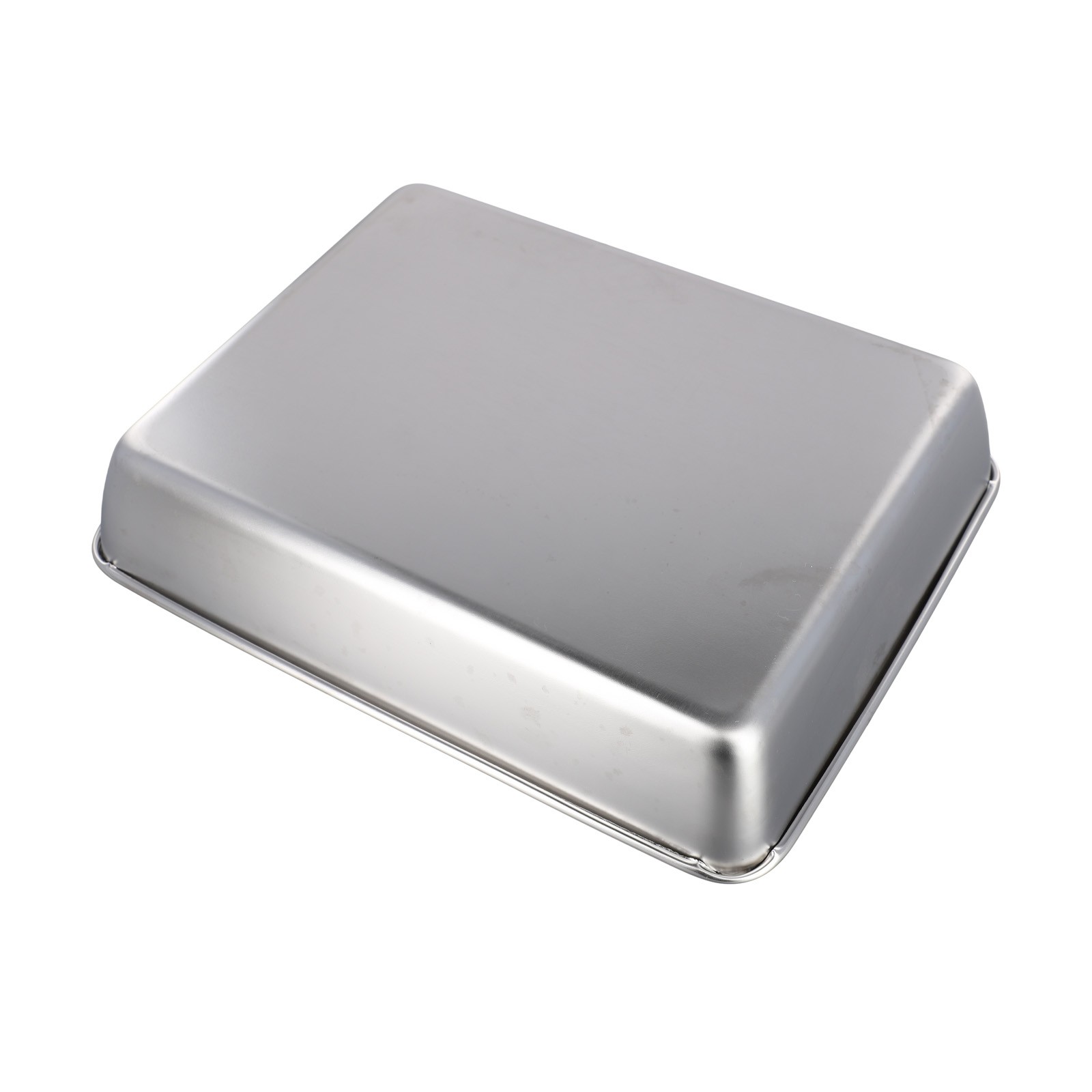 PLAQUE PLATEAU robuste en acier inoxydable avec bords profonds pour contenir plus de vendre nourriture