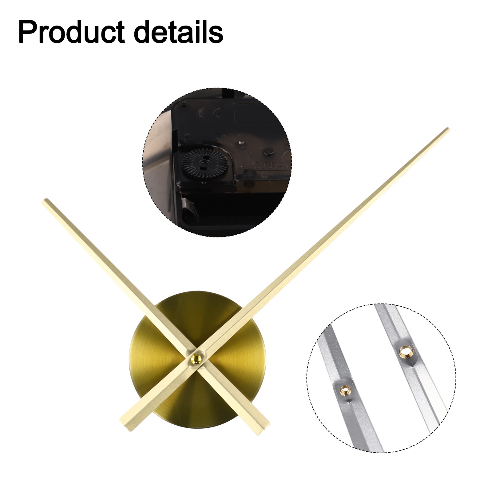 DIY Wanduhr Zeiger Set zum Basteln und Reparieren Quarzuhrwerk - Bild 31 von 39