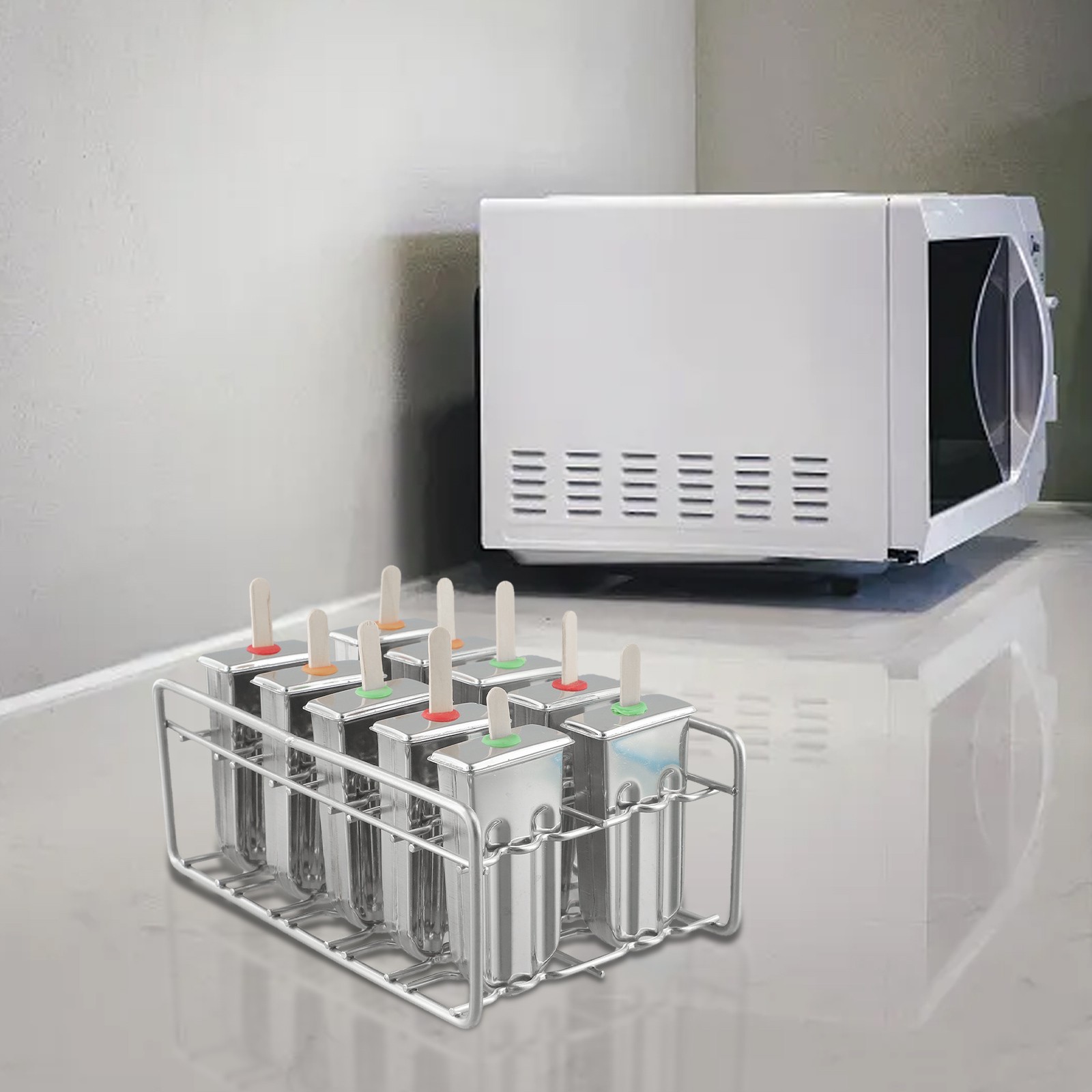 Stainless Steel Popsicle Holder with Practical Design Cool Down in Style - Picture 19 of 33