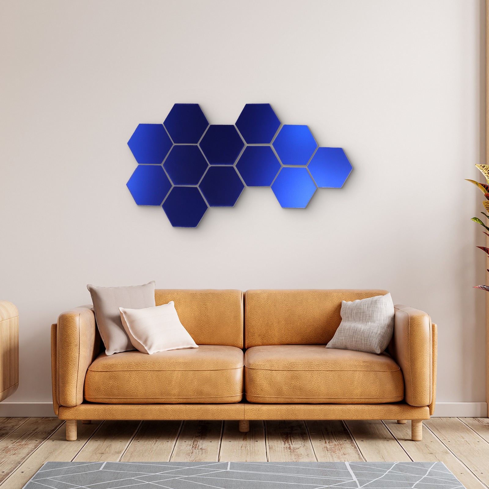 Piastrelle da Parete Specchio Esagonale Funzionali 12pz con Design Unico e Touch Moderno - Foto 38 di 57