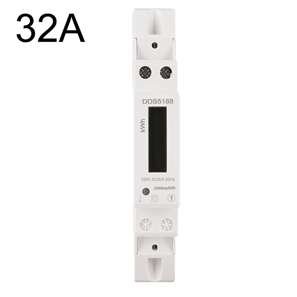 Monitor digitale di consumo energetico per montaggio su guida DIN 18mm per sicurezza b - Foto 15 di 28