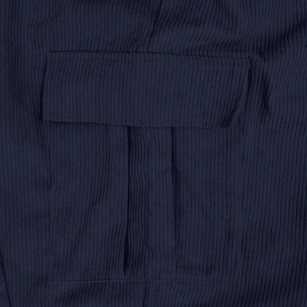Atmungsaktive Herren Cargohose Vintage Style Kordelzug Hose für Freizeit - Bild 20 von 66