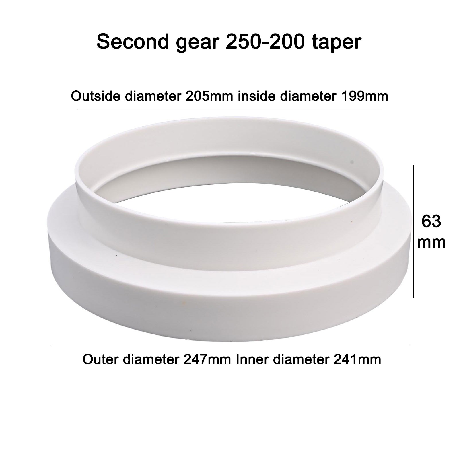 Luftkanal Reduzierstück Rohr Lüfter Adapter Rohr Reduzierrohr Reduzierung für - Bild 60 von 66