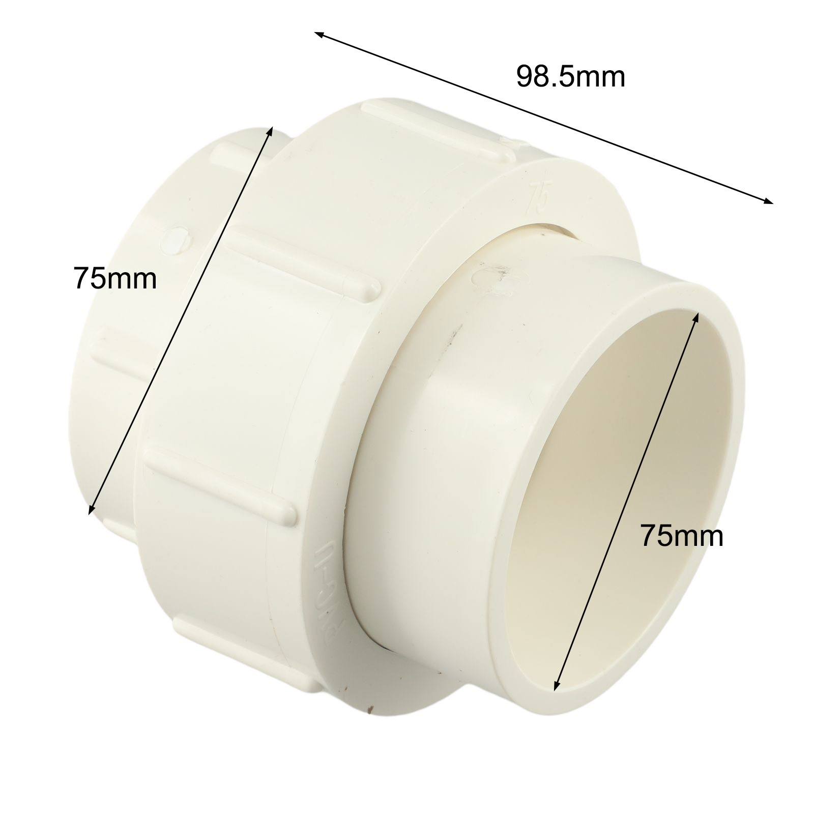 Sichere PVC Union Wasserversorgung Rohrverbindung 63 mm 75 mm effiziente Sanitä - Bild 26 von 38