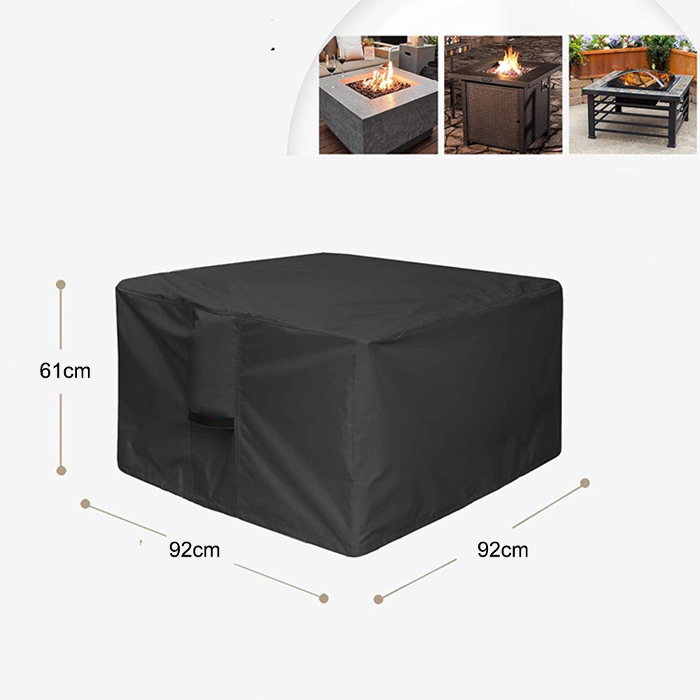210D Waterproof Square BBQ Stove Cover for Outdoor For Garden Protection - Bild 34 von 35