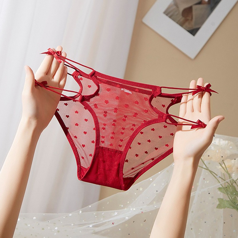 Spitze Netz Höschen niedrige Taille Höschen brandneu weiblich Heimgebrauch nie - Bild 17 von 17