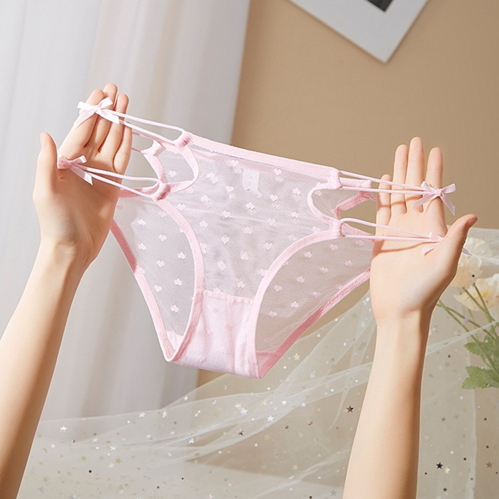 Spitze Netz Höschen niedrige Taille Höschen brandneu weiblich Heimgebrauch nie - Bild 14 von 17