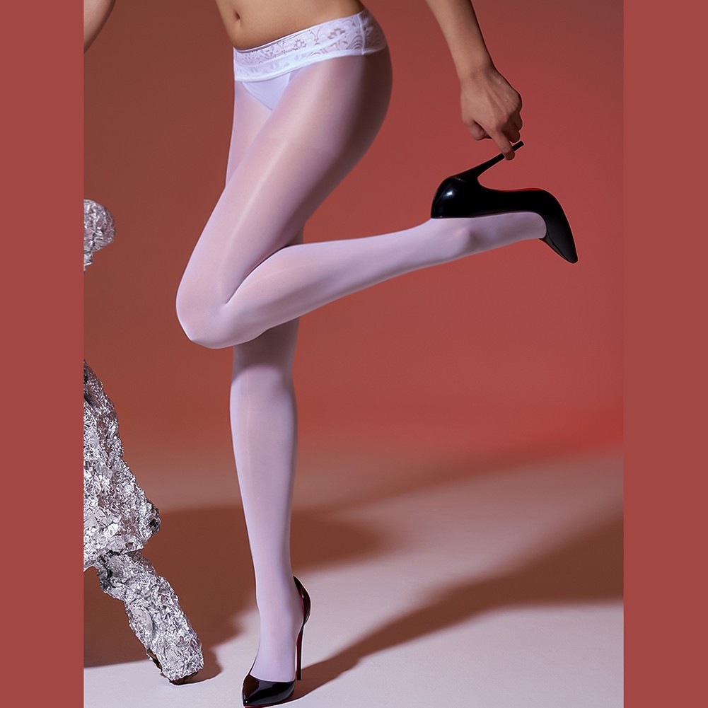 Modische Damen-Spitzenstrumpfhose niedriger Bund Stil für täglichen Komfort - Bild 28 von 43