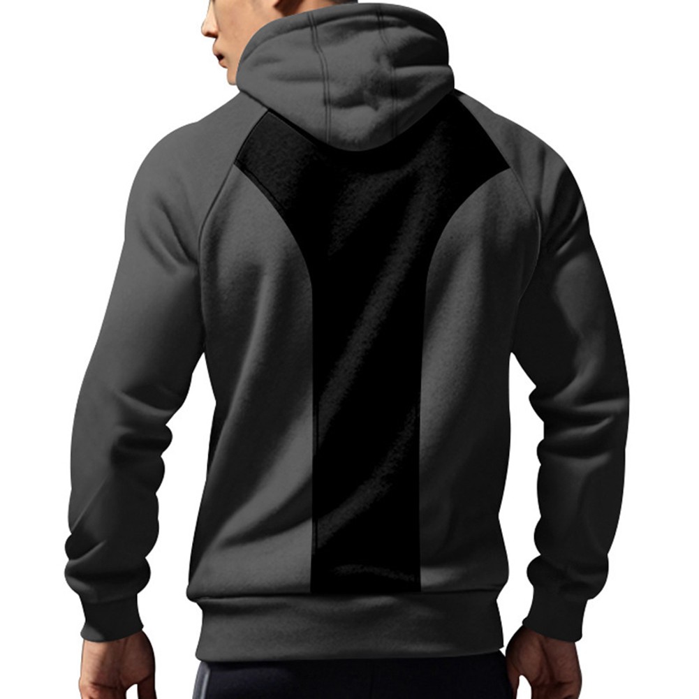 Herren Freizeit Sweatshirts Samt Sweatshirts Einfarbig Kapuzenpullover - Bild 16 von 72