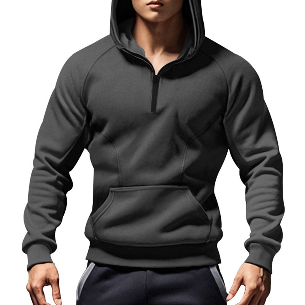 Herren Freizeit Sweatshirts Samt Sweatshirts Einfarbig Kapuzenpullover - Bild 21 von 72