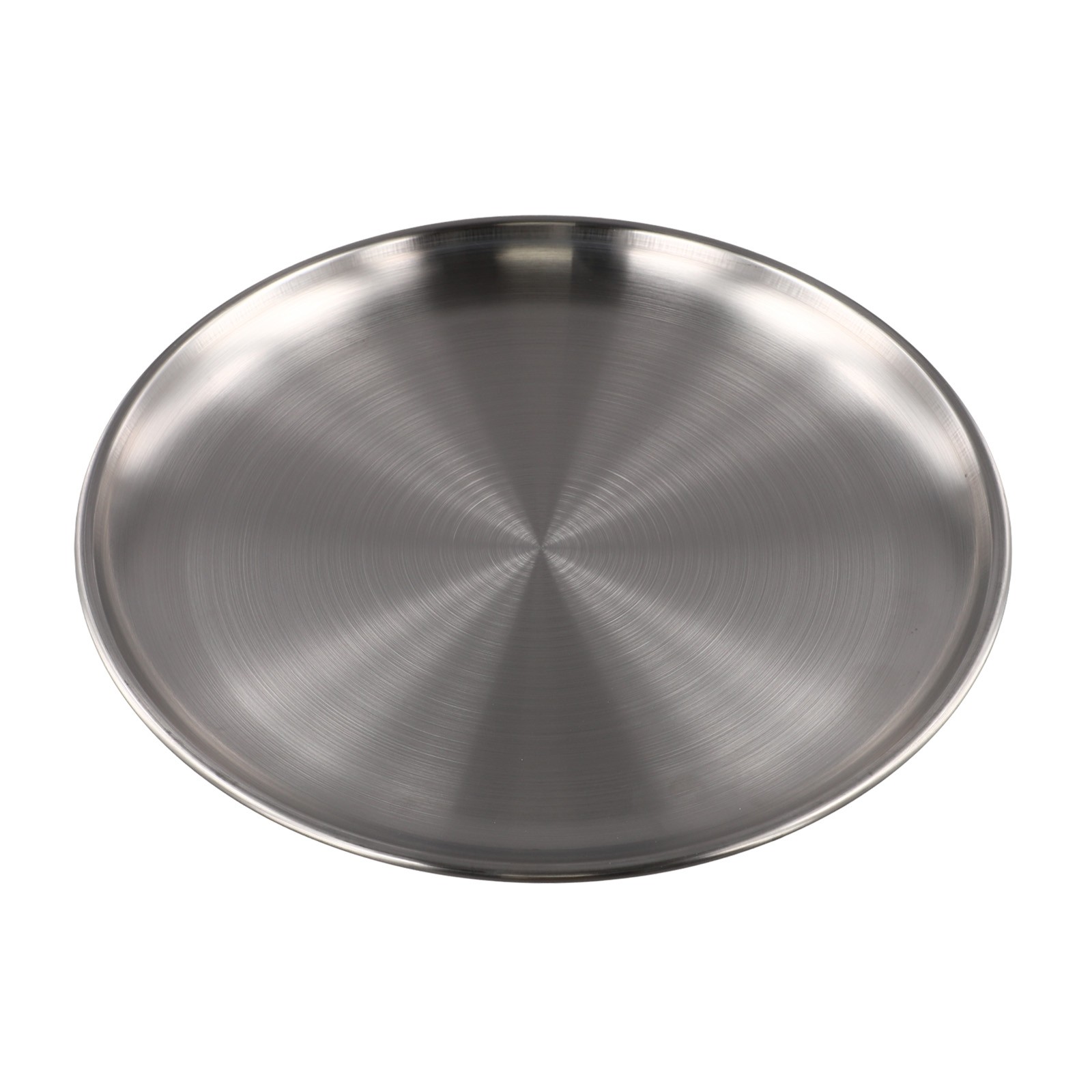 Plate Stainless Steel 14/17/20/23/26cm Accessories Breakfast Dining Dinner - Picture 50 of 57