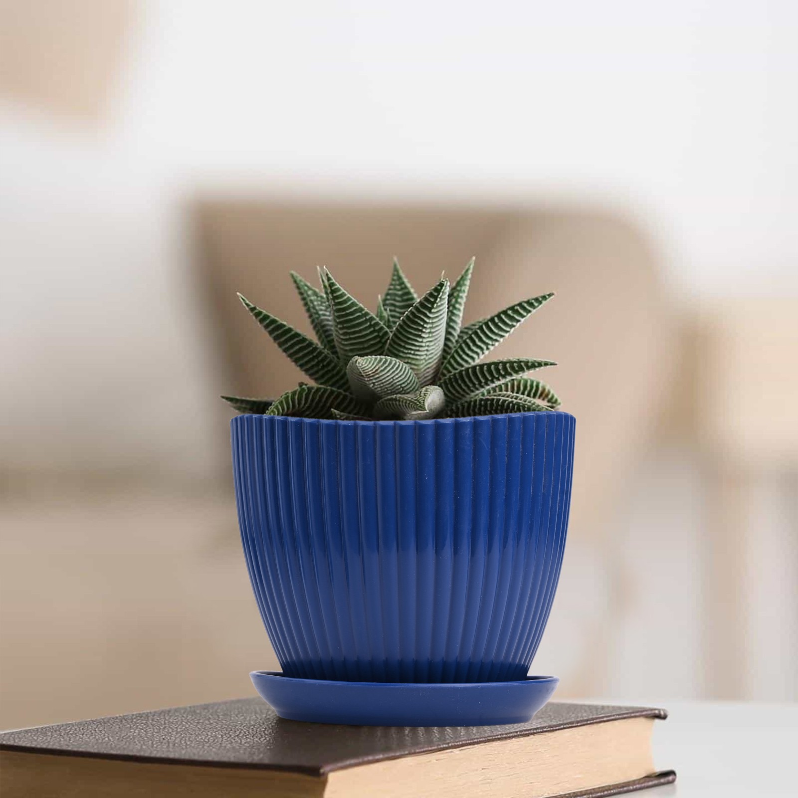 Macetas de plástico macetas para plantas decoración alféizares diseño minima - Imagen 26 de 32