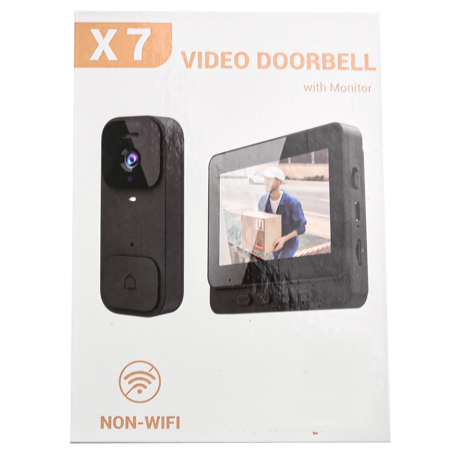 4.3" Smart Video Doorbell Home With Display Wireless Intercom HD Video Monitor