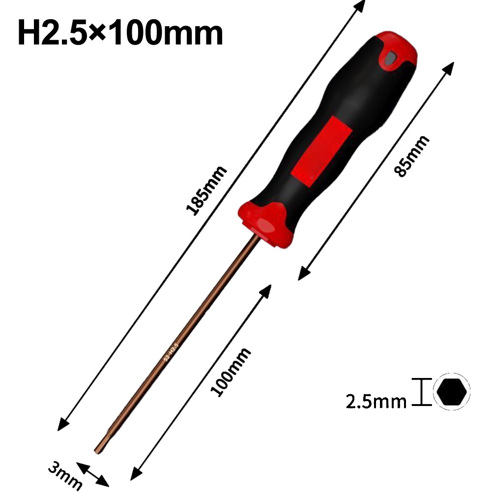 H1 56mm Lightweight Hex Screwdriver Bit Perfect for Carpenters and Craftsmen - Picture 23 of 52
