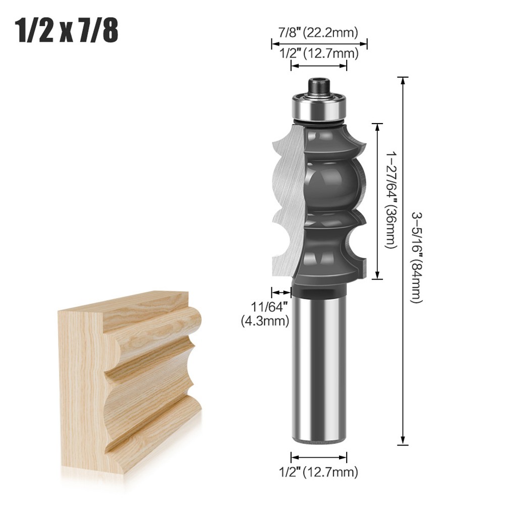 Industrie 12 mm Handlauf Fräser für elektrische Holzfräsmaschinen - Bild 16 von 17