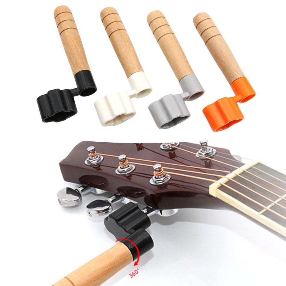 Outil Enrouleur De Cordes De Guitare - Compatible électrique Et Acoustique, Tête Hexagonale 6mm, Pour Perceuse Ou Tournevis