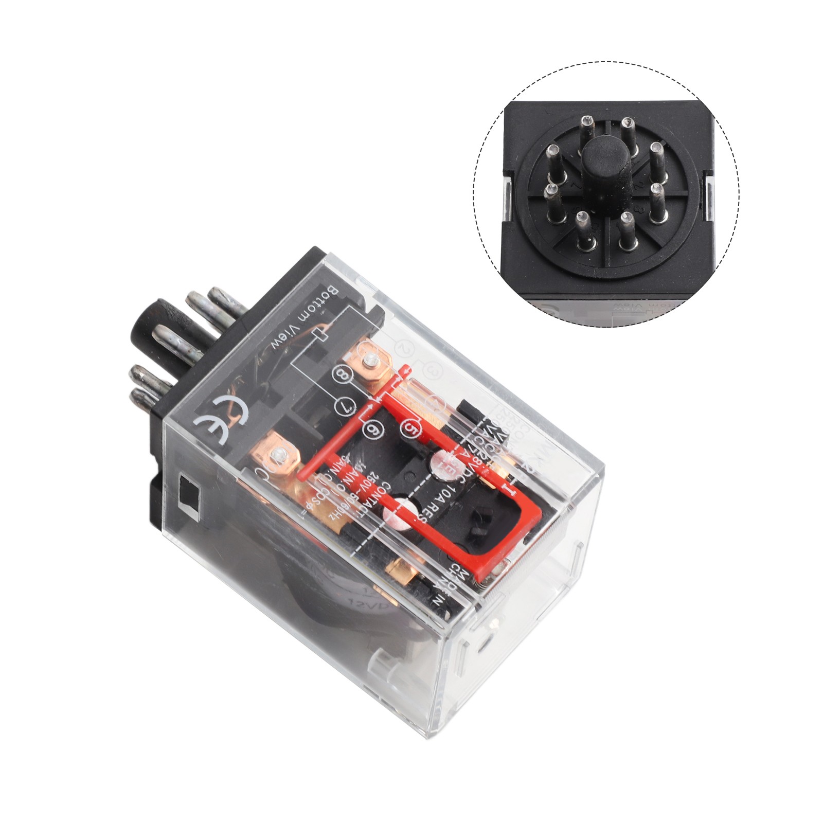 AUTOMATIC CONTROL MK2P I Relay 8 Pin 10A 250VAC DC 12V Small ...