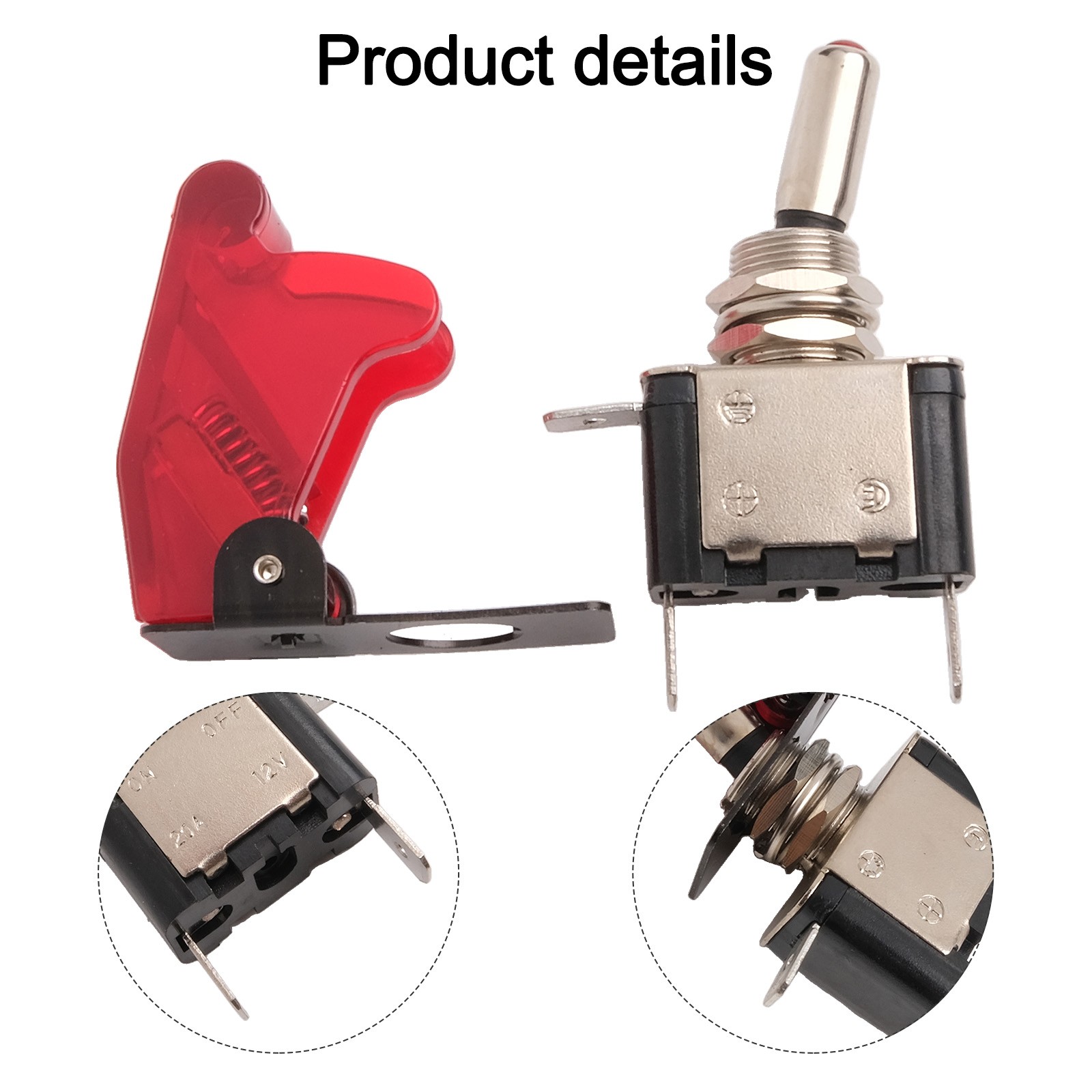 12V Toggle Switch Car Boat Toggle Switch Outside Car Inside Car OEM Number: No - Picture 11 of 12