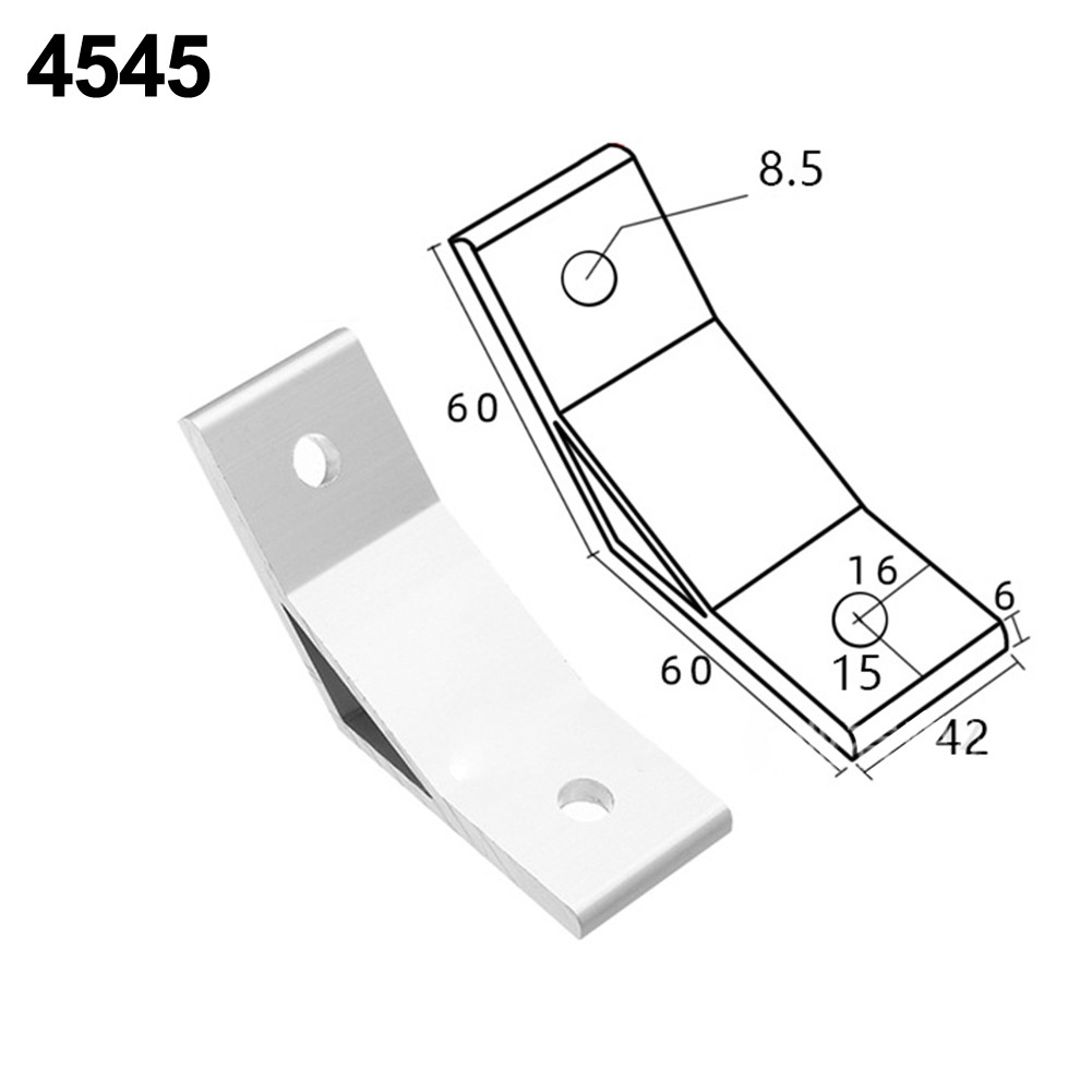 Verbinden Sie Ihre für Aluminiumprofile effizient mit einer 135 Grad Halterung - Bild 34 von 43